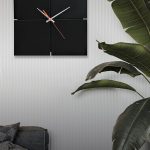 ساعت دیواری مدل Black hole با رنگ مشکی و طراحی زیبا