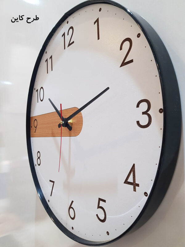 ساعت دیواری چوبی مدل Time Ticks